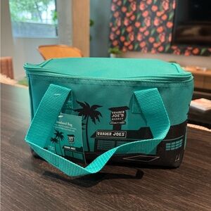 NWT Trader Joe’s Teal Mini Insulated Bag